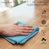 Picture of MagicFiber Microfiber Reusable Cleaning Cloths (4-Pack, 13x13) Ultra-Soft & Absorbent Microfiber Cleaning Rags, Microfiber Towels for Glasses, Dusting, Windows, Electronics, Cars, TVs & More!