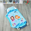 Picture of EVERYDAY KIDS Cute Preschooler and Toddler Cot Nap Mat for Home, Daycare, Preschool and Kindergarten; Easy to Roll Sleeping Mat with Elastic Straps, Pillow and Blanket