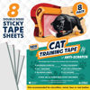 Picture of Panther Armor Cat Scratch Deterrent Tape - 8-Pack Double Sided Sofa Anti Scratching Sticky Tape - 4-Pack XL + 4-Pack L Couch Corner Anti Cat Scratch Furniture Protector from Cats - Cat Couch Protector