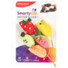 Picture of SmartyKat (5 Count Skitter Slices Plush Catnip Cat Toys - Multi Color, 5 Count