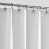 Picture of ALYVIA SPRING Short Shower Curtain Liner Fabric Waterproof - 72" x 66", Soft & Lightweight Shower Curtain with Magnets, Machine Washable - 72x66, White