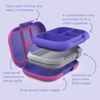 Picture of Bentgo® Kids Chill Lunch Box - Leak-Proof Bento Box with Removable Ice Pack & 4 Compartments for On-the-Go Meals - Microwave & Dishwasher Safe, Patented Design, 2-Year Warranty (Electric Violet)