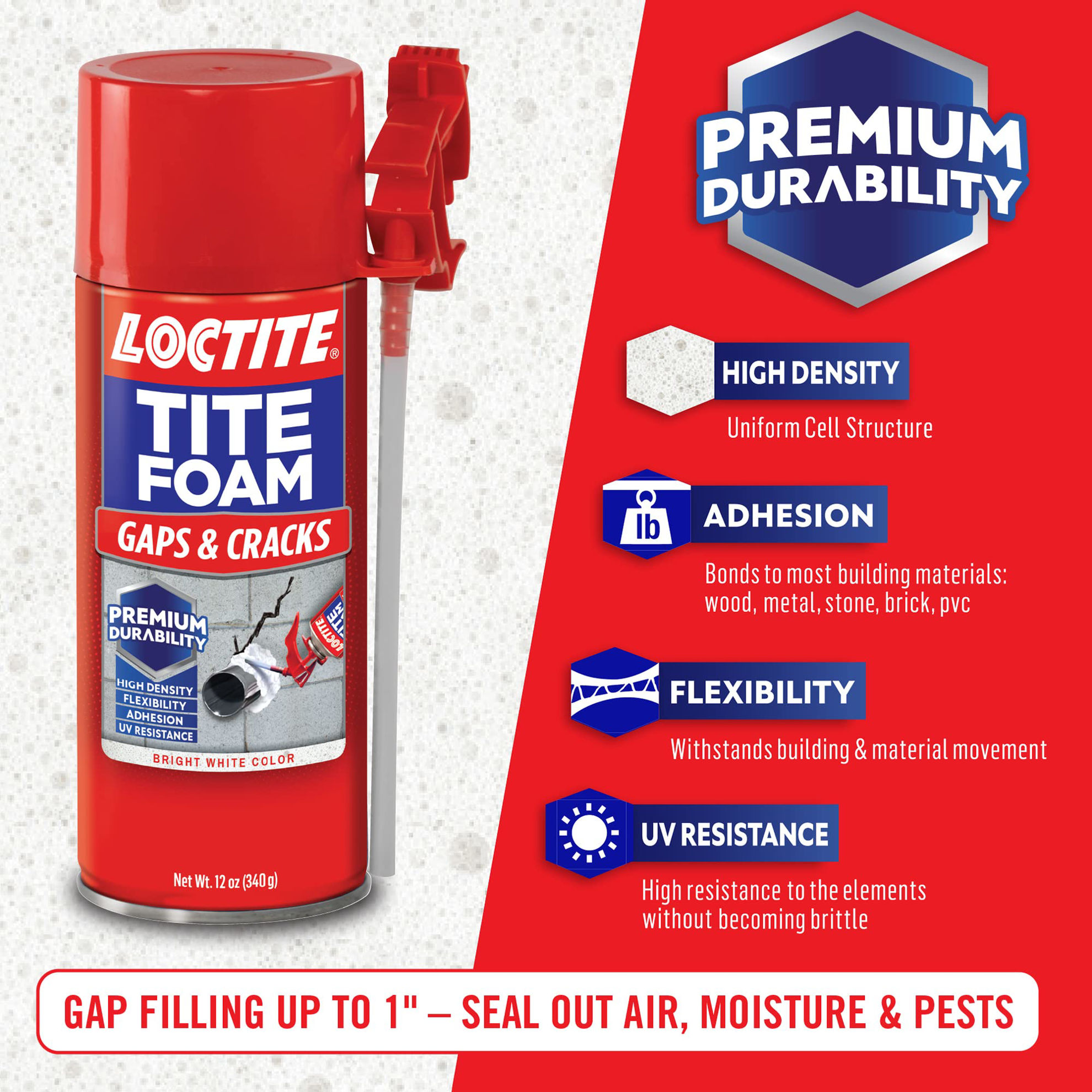 Getuscart Loctite Tite Foam Gaps And Cracks Spray Foam Sealant