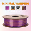 Picture of ERYONE Silk Dual Color Filament PLA 3D Printer 1.75mm +/- 0.03mm, Coextrusion Filament PLA Shiny Filament 1kg(2.2lbs), Gold Purple