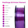 Picture of FLASHFORGE Silk Dual Color Filament, Blue+Rose 2 in 1 Coextrusion Silk PLA Filament 1.75mm, 3D Printer Filament Color Change 1kg(2.2lbs) Spool-Dimensional Accuracy +/- 0.02mm