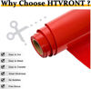 Picture of HTVRONT Heat Transfer Vinyl Red HTV Rolls - 12" x 15ft Red Iron on Vinyl for Cricut & Silhouette Cameo, Red HTV Vinyl for Shirts - Easy to Cut & Weed for Heat Vinyl Design