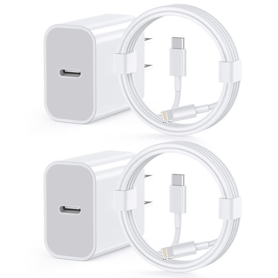 iPhone 13 Fast Charger Bundle for iPhone, iPad - Type-C to Lightening