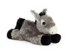 Picture of Aurora® Adorable Mini Flopsie™ Donkey Stuffed Animal - Playful Ease - Timeless Companions - Gray 8 Inches