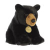 Picture of Aurora® Adorable Miyoni® Black Bear Stuffed Animal - Lifelike Detail - Cherished Companionship - Black 9 Inches