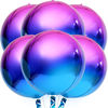 Picture of KatchOn, Purple Galaxy Balloons - 22 Inch, Pack of 6 | Iridescent Balloons, Galaxy Party | 4D Balloons, Galaxy Birthday Party Decorations | Purple and Blue Balloons, Blue and Purple Party Decorations