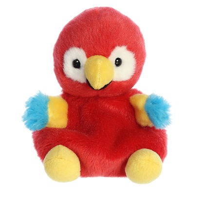 Picture of Aurora® Adorable Palm Pals™ Scarlette The Macaw™ Stuffed Animal - Pocket-Sized Fun - On-The-Go Play - Red 5 Inches