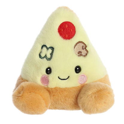 Picture of Aurora® Adorable Palm Pals™ Peppa Pizza Slice™ Stuffed Animal - Pocket-Sized Fun - On-The-Go Play - Brown 5 Inches