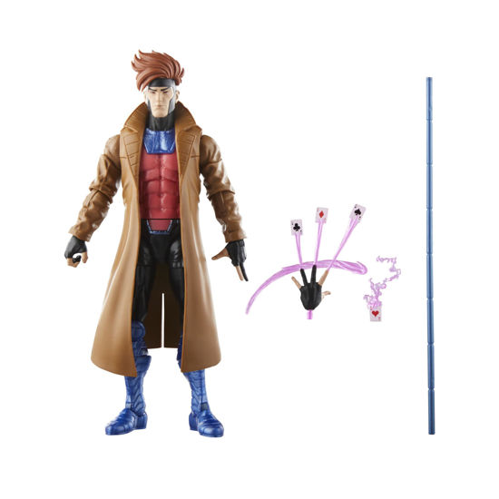 Picture of Marvel Hasbro Legends Series Gambit, X-Men ‘97 Collectible 6 Inch Action Figures, Legends Action Figures