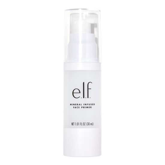 Picture of e.l.f. Mineral Infused Face Primer, Primer For A Smooth Foundation Base, Fills In Fine Lines & Refines Complexion, Vegan & Cruelty-free, Large