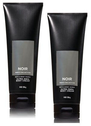 Picture of Bath and Body Works 2 Pack Men's Collection Ultra Shea Body Cream NOIR. 8 Oz