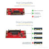 Picture of StarTech.com M.2. PCI-e NVMe to U.2 (SFF-8639) Adapter - Not Compatible with SATA Drives or SAS Controllers - For M.2 PCIe NVMe SSDs - PCIe M.2 Drive to U.2 Host Adapter - M2 SSD Converter (U2M2E125)