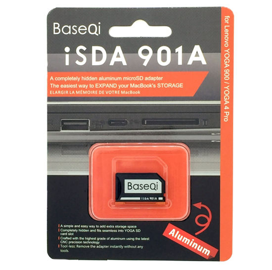 Picture of BASEQI Aluminum MicroSD Adapter for Lenovo Yoga 900 & 710