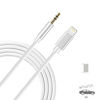 Picture of Lightning to 3.5mm Male Aux Audio Cable, AKwor Lightning to Male 3.5mm Auxiliary Audio Stereo Cord for iPhone 7 / 7 plus to Headphone, Home / Car Stereo (3.3Ft/1M) (Silver) - Not Support IOS 10.3