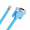 Picture of DTECH DB9 to RJ45 Console Cable Cisco Device Management Serial Adapter (6 Feet, Blue)