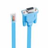 Picture of DTECH DB9 to RJ45 Console Cable Cisco Device Management Serial Adapter (6 Feet, Blue)