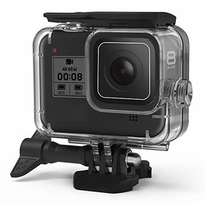 Picture of for Gopro Hero 8 Black Accessories Waterproof Protection Housing Case Diving 60M Protective for Gopro Hero 8 Sports Camera, IP68