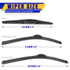 Picture of 3 wipers Replacement for 2007-2011 Honda CRV CR-V/2007-2018 Acura RDX, Windshield Wiper Blades Original Equipment Replacement - 26"/16"/14" (Set of 3) U/J HOOK