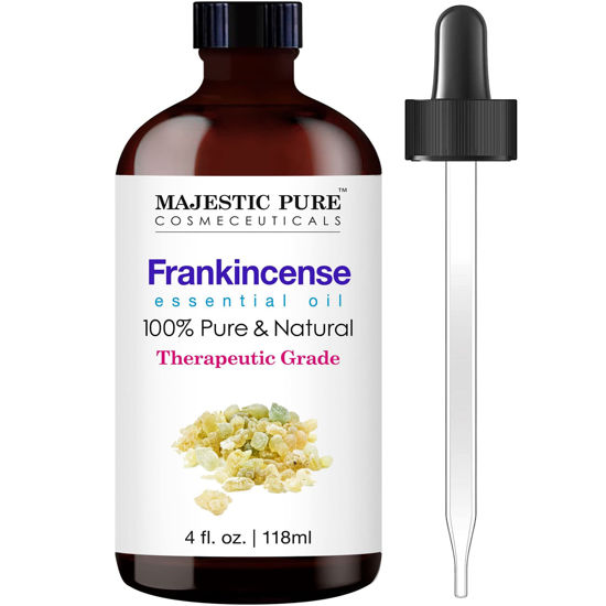 Picture of MAJESTIC PURE Frankincense Essential Oil, Therapeutic Grade, Pure and Natural Premium Quality Oil, 4 fl oz