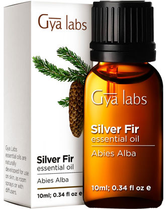Picture of Gya Labs Silver Fir Essential Oil (10ml) - Fresh, Woody Scent