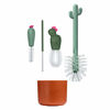 Picture of Boon Cacti Bottle Cleaning Brush Set, Terracotta , 4 Piece Set