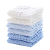 Picture of MUKIN Baby Washcloths - Soft Face Cloths for Newborn, Absorbent Bath Face Towels, Baby Wipes, Burp Cloths or Face Towels, Baby Registry as Shower. Pack of 6-12x12 inches (Blue)