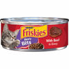 Picture of Purina Friskies Gravy Wet Cat Food, Meaty Bits With Beef in Gravy - 5.5 Oz. Can