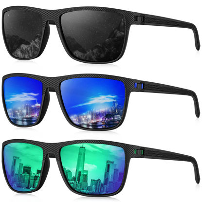 Frienda 6 Pairs Polarized Sport Sunglasses for Men Multipack Sunglasses  Pack Fit over Sunglasses Men Sport Fishing Sunglasses