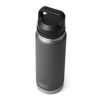 Picture of YETI Rambler 26 oz Bottle, Vacuum Insulated, Stainless Steel with Chug Cap, Charcoal