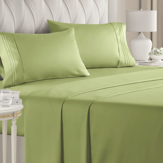 GetUSCart- King Size Sheet Set - Breathable & Cooling - Hotel