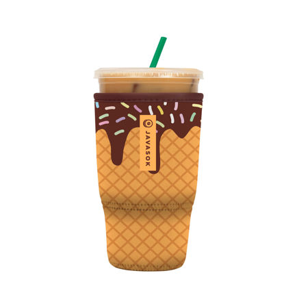 Picture of Sok It Java Sok Iced Coffee & Cold Soda Insulated Neoprene Cup Sleeve (I Scream You Scream, Large: 30-32oz)