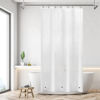 Picture of Mrs Awesome Small Stall Shower Curtain Liner with 3 Magnets 36 x 72 inch, Frosted PEVA 8G Thick & Heavy Duty, Waterproof, 36x72, Frost