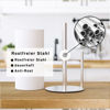 Picture of Paper Towel Holder Silver Kitchen Roll Holder, Premium Stainless Steel Paper Towel Holder for Kitchen Roll Organize, One-Handed Operation Countertop Roll Dispenser with Weighted Base