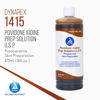 Picture of Dynarex Povidone Iodine Prep Solution USP, Effective Topical Antiseptic for Skin and Mucosa, Cleansing and Preparation, Brown, 1 - 16 Fluid Oz. Bottle