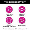 Picture of Tulip One-Step Tie-Dye Kit, Desert Colors, Easy Craft Activity, Permanent Fabric Designs, 8-Color