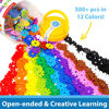 Picture of VIAHART Brain Flakes 500 Piece Interlocking Plastic Disc Set - A Creative and Educational Alternative to Building Blocks - Tested for Children's Safety - A Great Stem Toy for Both Boys and Girls