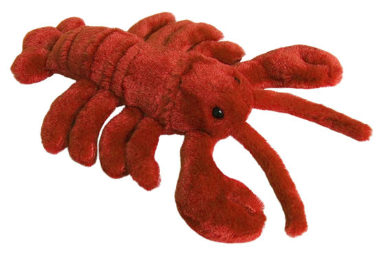 Picture of Aurora® Adorable Mini Flopsie™ Lobster Stuffed Animal - Playful Ease - Timeless Companions - Red 8 Inches