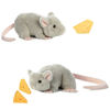 Picture of Aurora® Adorable Mini Flopsie™ Mouse Stuffed Animal - Playful Ease - Timeless Companions - Gray 8 Inches