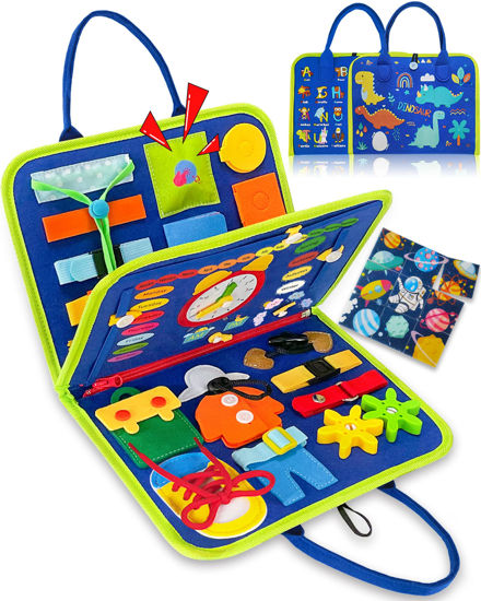 Busy Board Montessori Toddler Gift Fidget Autism Toys 1st Birthday