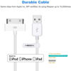 Picture of Aibocn MFi Certified 30 Pin Sync and Charge Dock Cable for iPhone 4 4S / iPad 1 2 3 / iPod Nano/iPod Touch - White