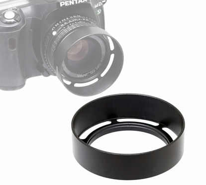 Picture of Fotasy Metal 40.5mm Vented Lens Hood, 40.5mm Metal Hood, 40.5mm Lens Hood for Fuji Leica Leitz Panasonic Olympus Panasonic Sony Lens, 40.5mm Screw-in Lens Hood