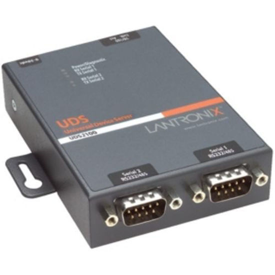 Picture of Lantronix Device Server UDS 2100 - Device server - 2 ports - 10Mb LAN, 100Mb LAN, RS-232