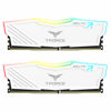 Picture of TEAMGROUP T-Force Delta RGB DDR4 32GB (2x16GB) 3600MHz (PC4-28800) CL18 Desktop Gaming Memory Module Ram TF4D432G3600HC18JDC01 - White