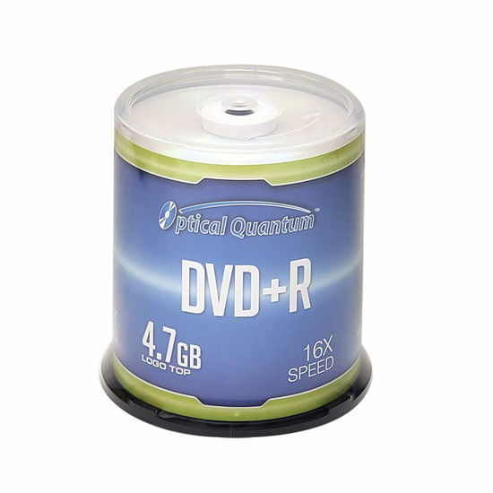 Picture of Optical Quantum DVD+R 4.7GB 16x Recordable Media Disc - 100 Spindle (FFP) OQDPR16LT-BX