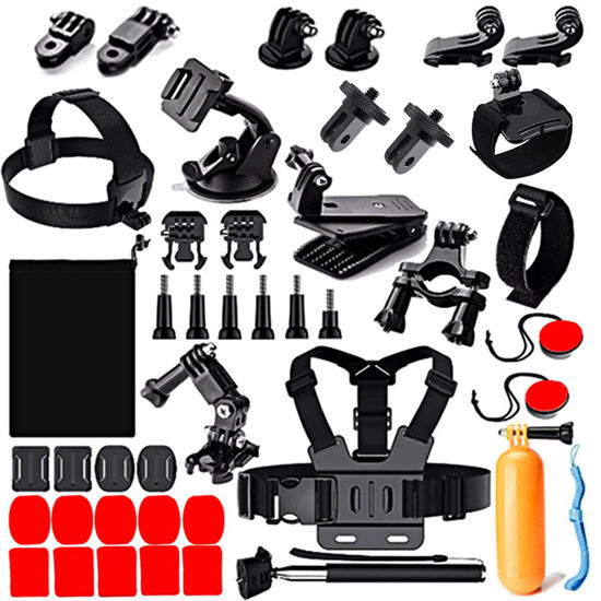 Picture of 44 in 1 Action Camera Accessory Combo Kit -Compatible with Insta360 One X3,X2，One R, X，for Gopro Here 10,11