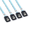 Picture of ADCAUDX 2Pack Mini SAS to SATA Cable: 0.5M SFF-8087 to SATA Mini SAS Breakout Cable SFF8087 to SATA Mini-SAS to SATA SAS to SATA Breakout(1.6FT)